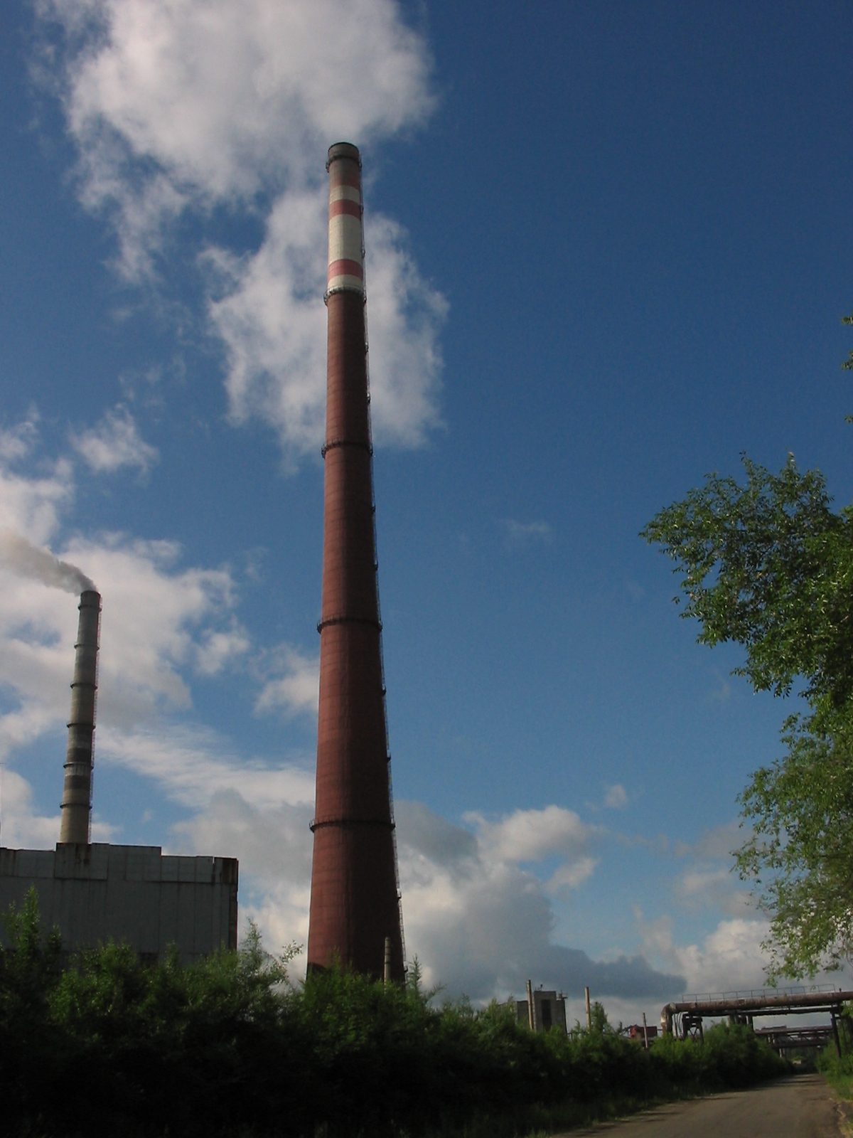 Smoke stack of a thermal power plant